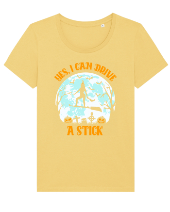 Yes I Can Drive A Stick Halloween Witch Flyin' Jojoba