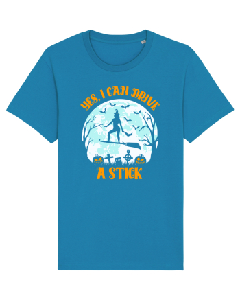 Yes I Can Drive A Stick Halloween Witch Flyin' Azur
