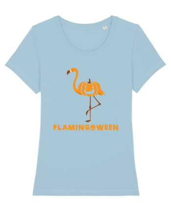 Flamingoween Sky Blue