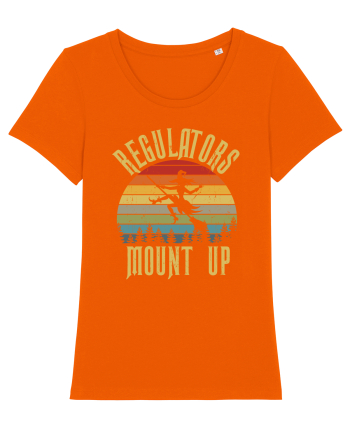 Regulators Mount Up Witches Halloween Bright Orange
