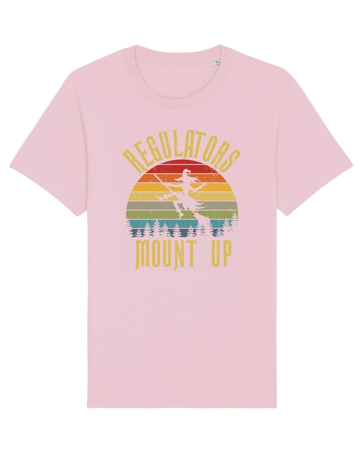Tricou mânecă scurtă Unisex Rocker Cotton Pink