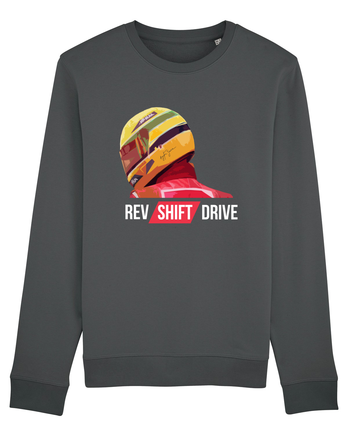 Bluză mânecă lungă Unisex Rise Anthracite