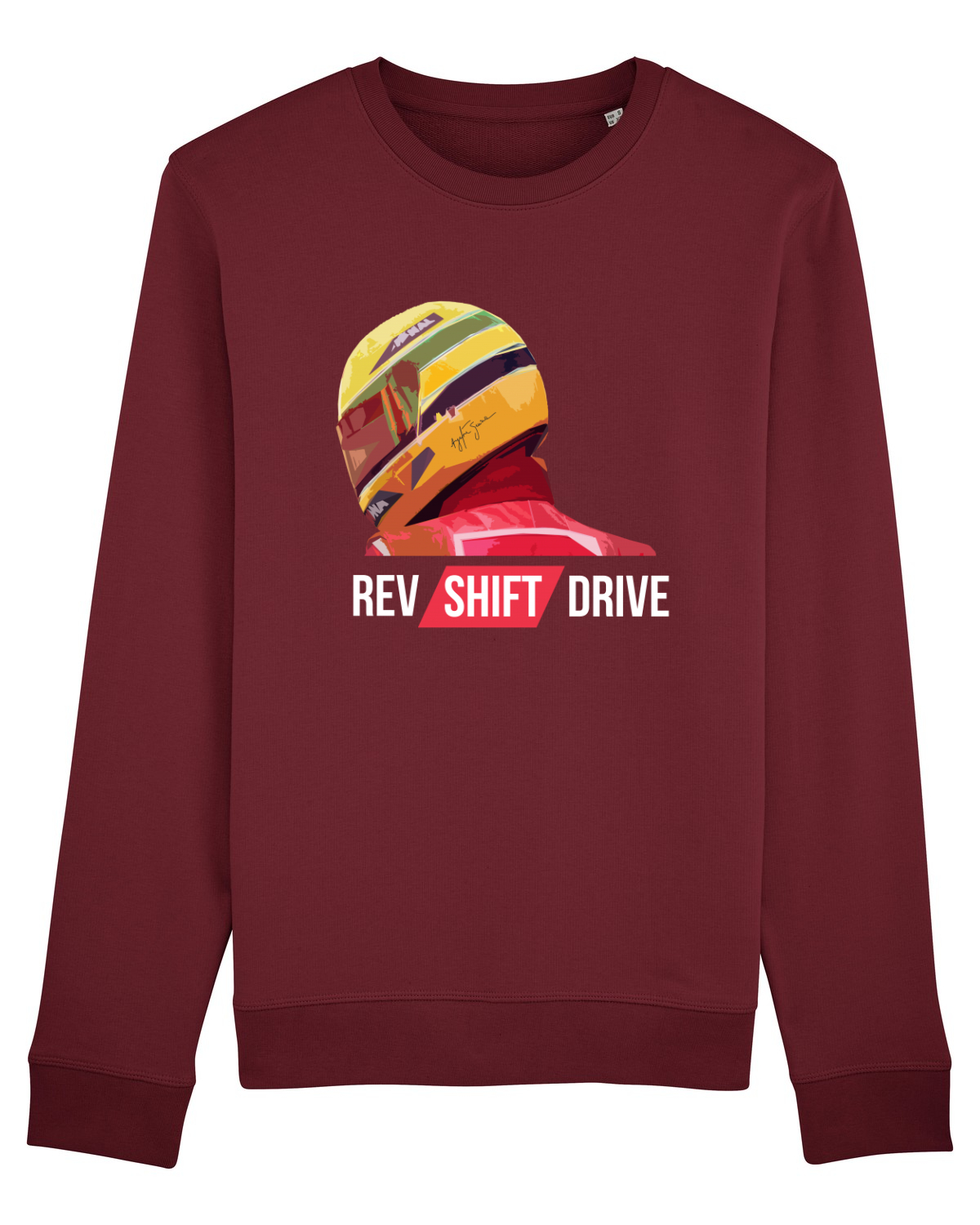 Bluză mânecă lungă Unisex Rise Burgundy
