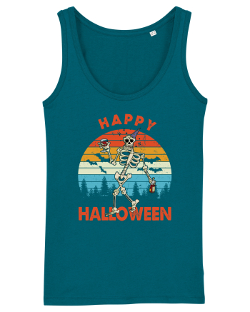 Happy Halloween Funny Drunk Skeleton Ocean Depth