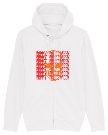 Happy Halloween Skull Funny Skeleton White