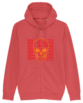 Happy Halloween Skull Funny Skeleton Carmine Red