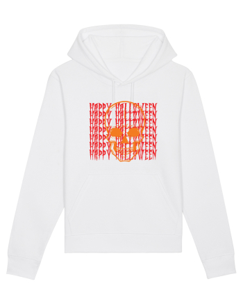 Happy Halloween Skull Funny Skeleton White