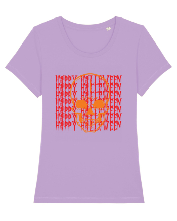 Happy Halloween Skull Funny Skeleton Lavender Dawn