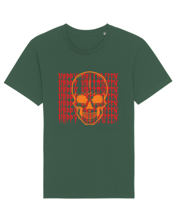 Happy Halloween Skull Funny Skeleton Bottle Green