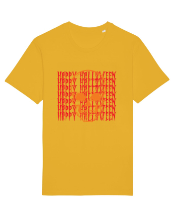 Happy Halloween Skull Funny Skeleton Spectra Yellow