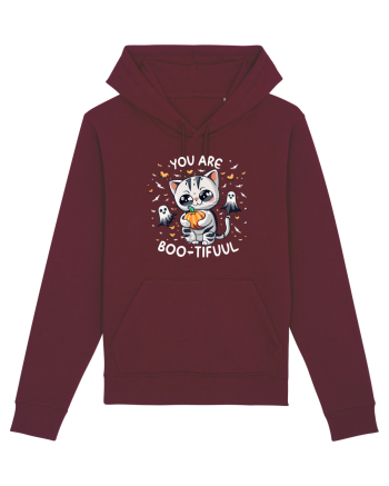 Purrfectly Spooky Burgundy