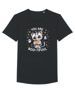 Purrfectly Spooky Tricou mânecă scurtă guler larg Bărbat Skater