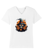 Halloween Tricou mânecă scurtă guler V Bărbat Presenter
