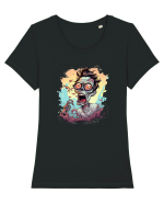 Zombie Tricou mânecă scurtă guler larg fitted Damă Expresser