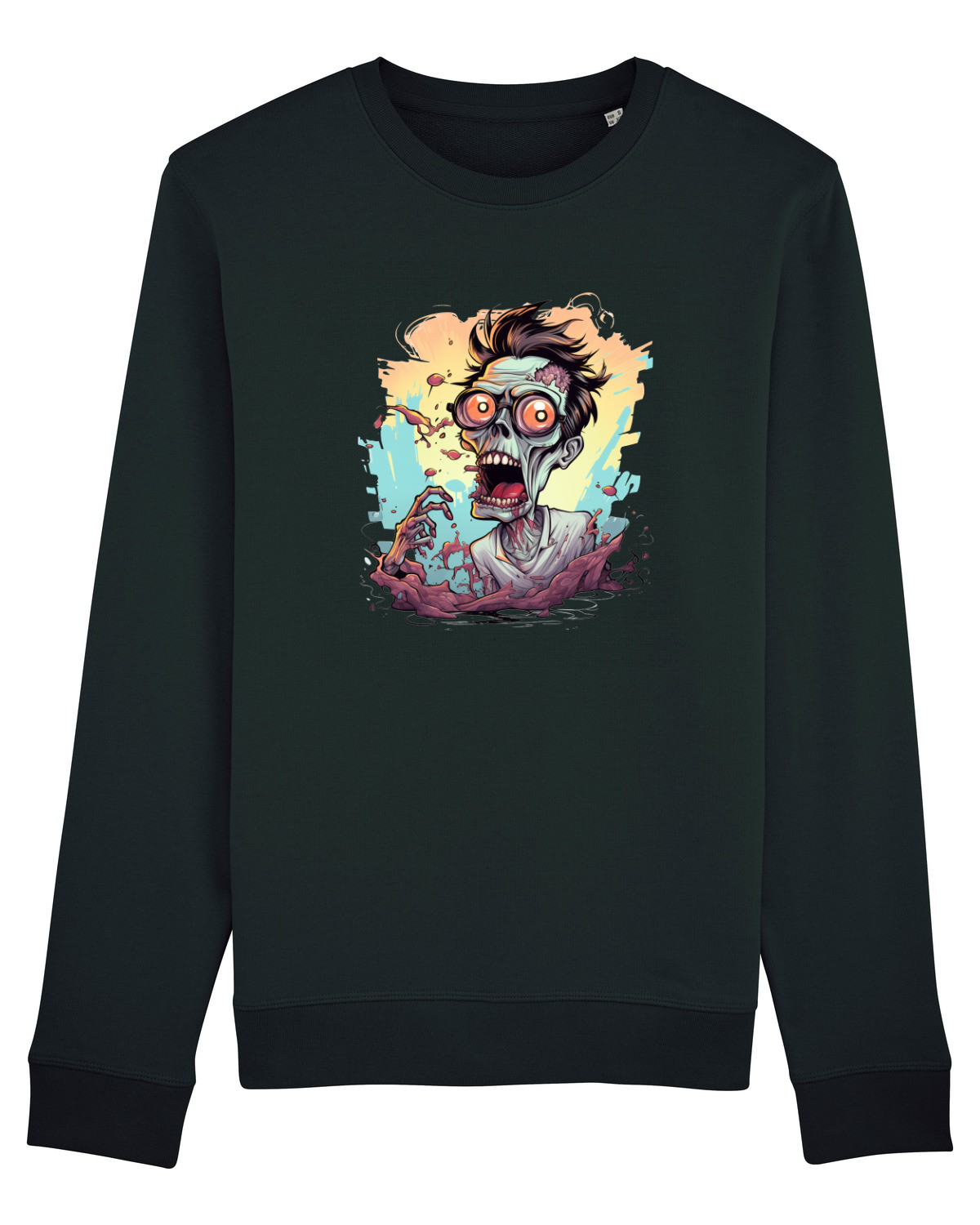 Bluză mânecă lungă Unisex Rise Black