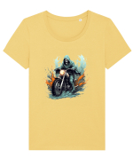 Ghost Rider  Tricou mânecă scurtă guler larg fitted Damă Expresser
