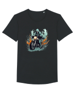 Ghost Rider  Tricou mânecă scurtă guler larg Bărbat Skater