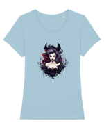 Vampire Girl Tricou mânecă scurtă guler larg fitted Damă Expresser