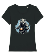 Werewolf Rider Tricou mânecă scurtă guler larg fitted Damă Expresser