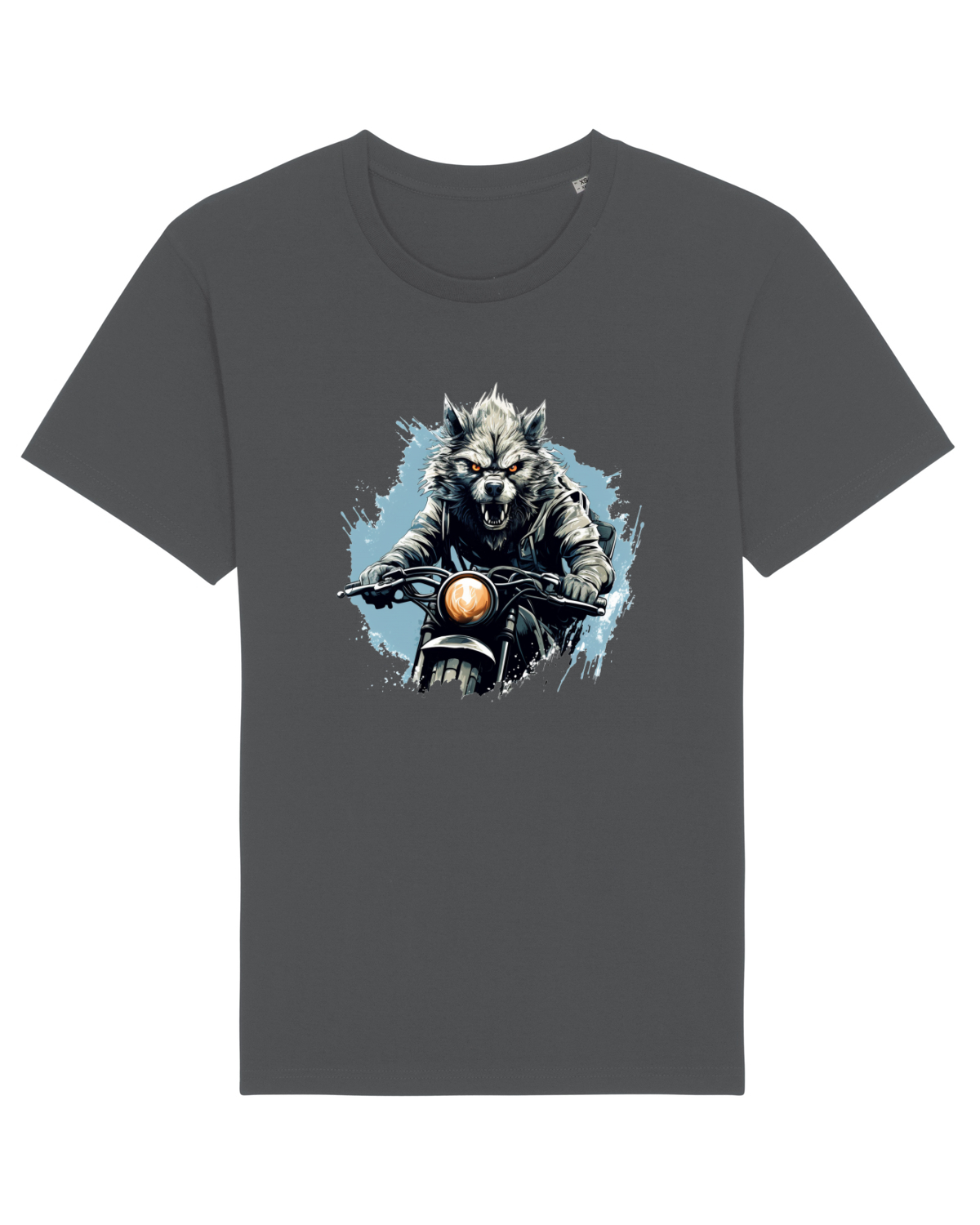 Tricou mânecă scurtă Unisex Rocker Anthracite