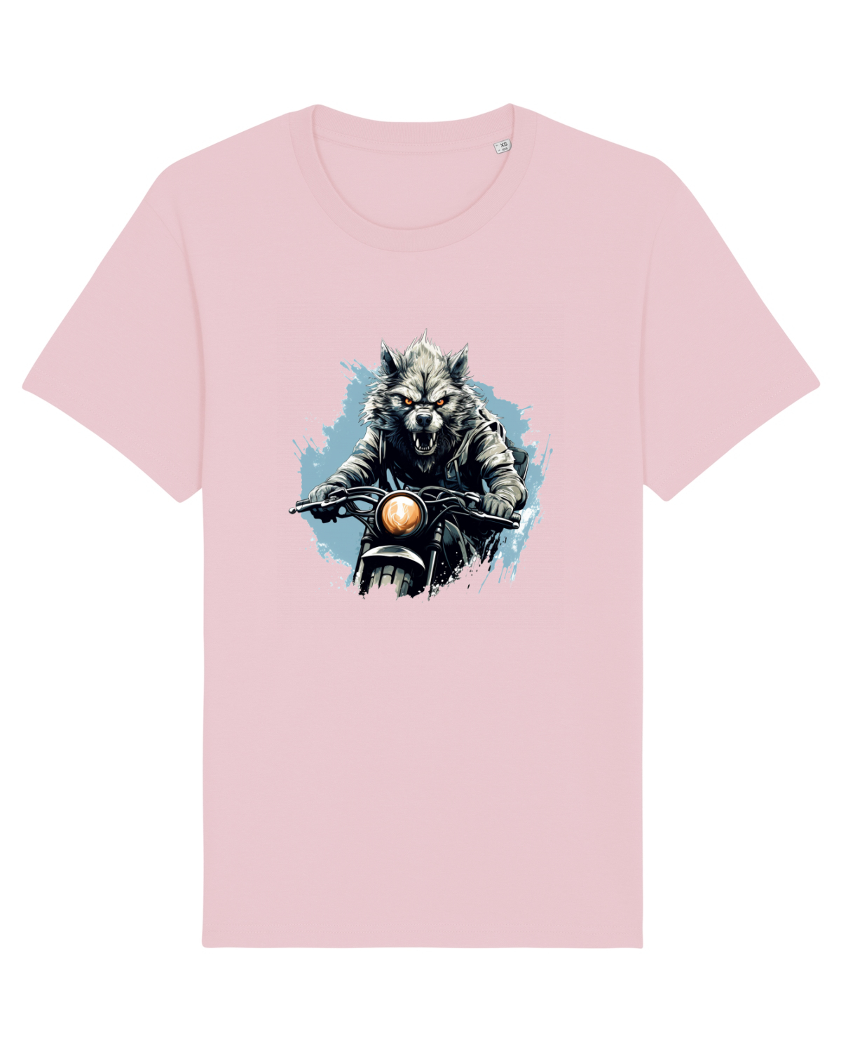 Tricou mânecă scurtă Unisex Rocker Cotton Pink