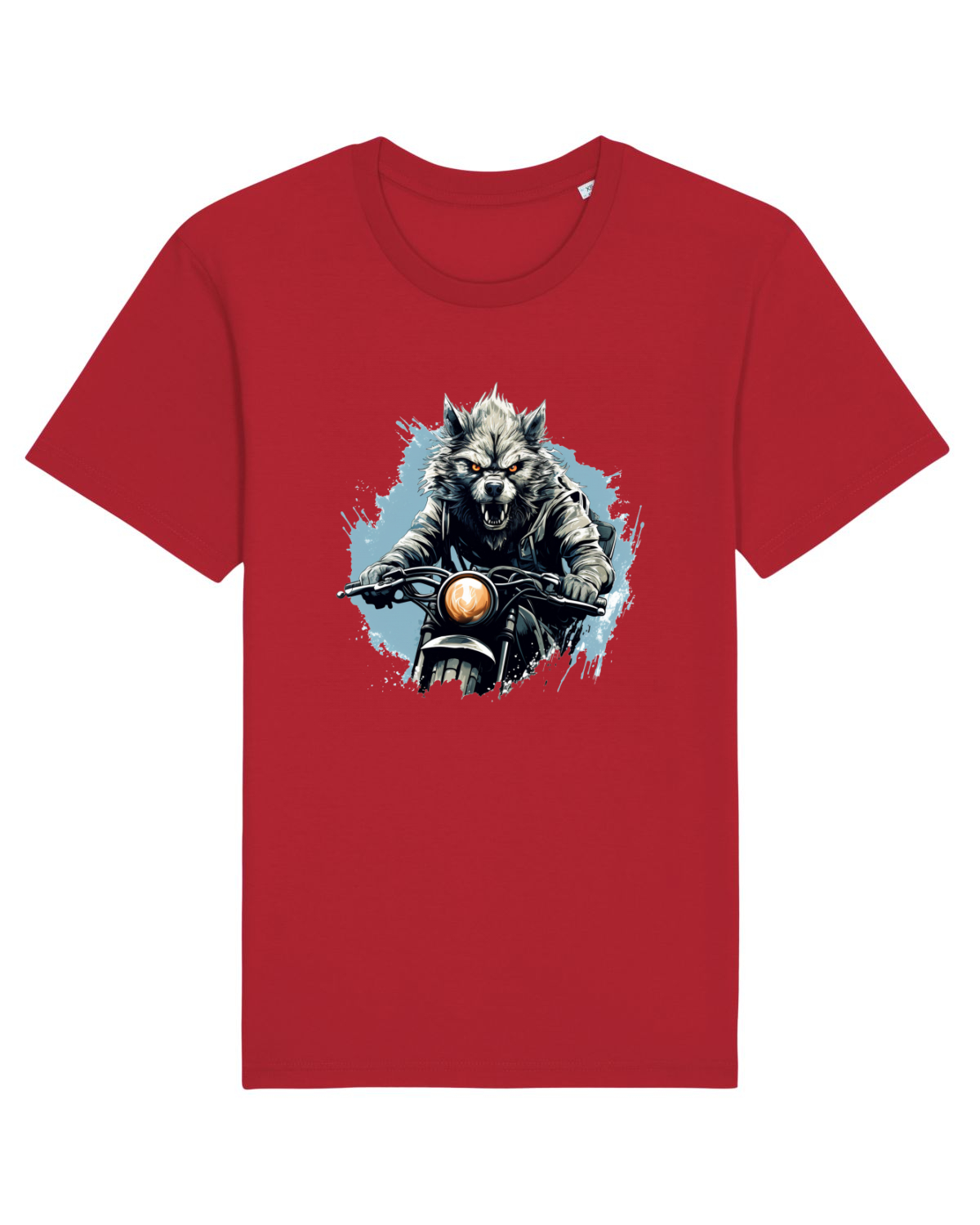 Tricou mânecă scurtă Unisex Rocker Red