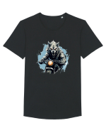 Werewolf Rider Tricou mânecă scurtă guler larg Bărbat Skater