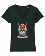 Demon  Tricou mânecă scurtă guler V Damă Evoker