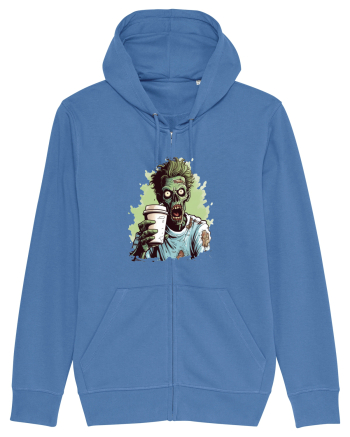 Zombies and coffee Bright Blue