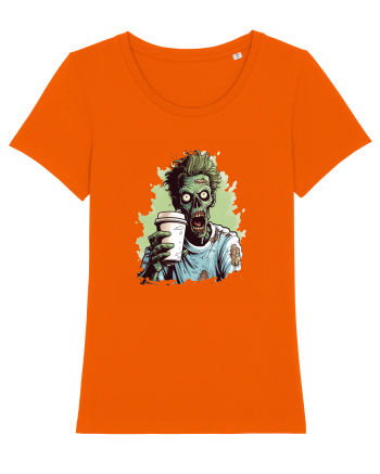 Zombies and coffee Bright Orange