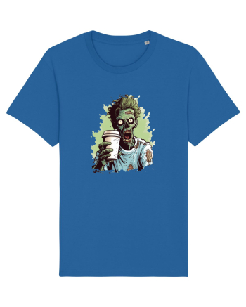 Zombies and coffee Royal Blue