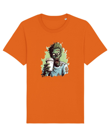 Zombies and coffee Bright Orange