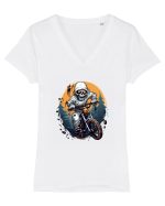 Halloween Rider Tricou mânecă scurtă guler V Damă Evoker
