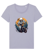 Halloween Rider Tricou mânecă scurtă guler larg fitted Damă Expresser