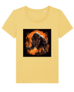 Werewolf  Tricou mânecă scurtă guler larg fitted Damă Expresser