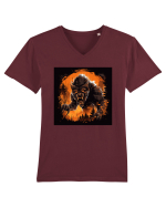Werewolf  Tricou mânecă scurtă guler V Bărbat Presenter
