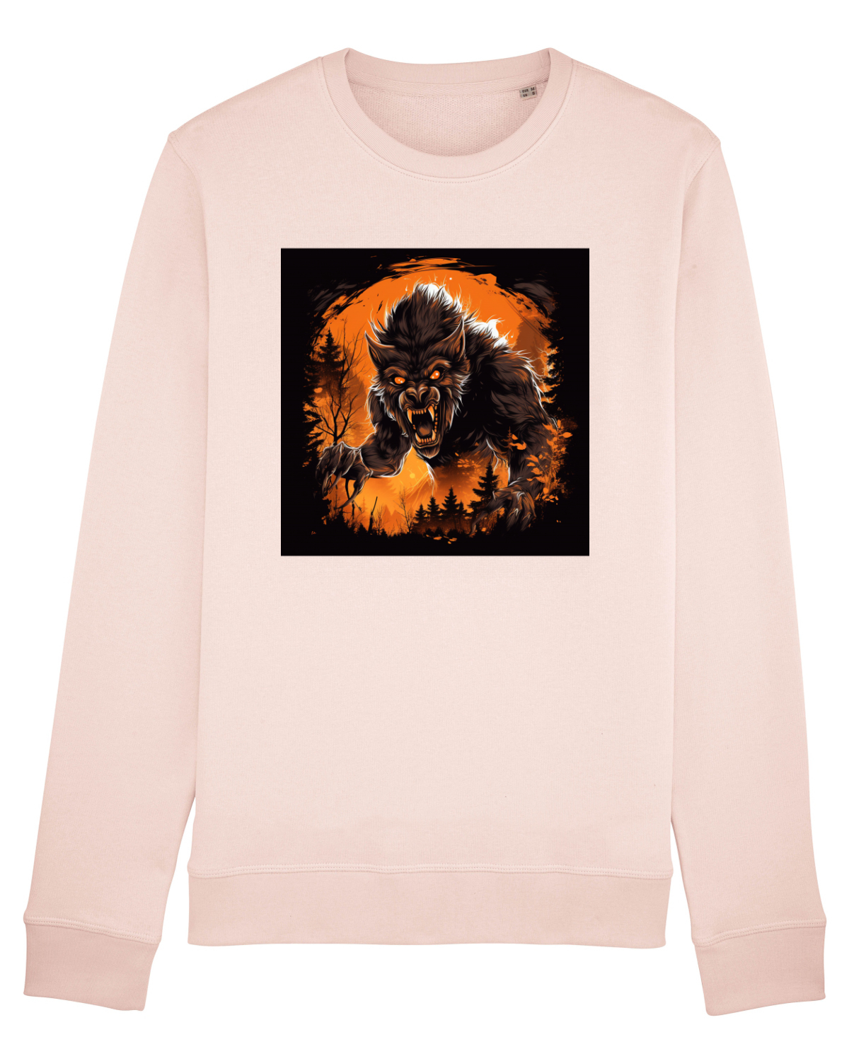 Bluză mânecă lungă Unisex Rise Candy Pink