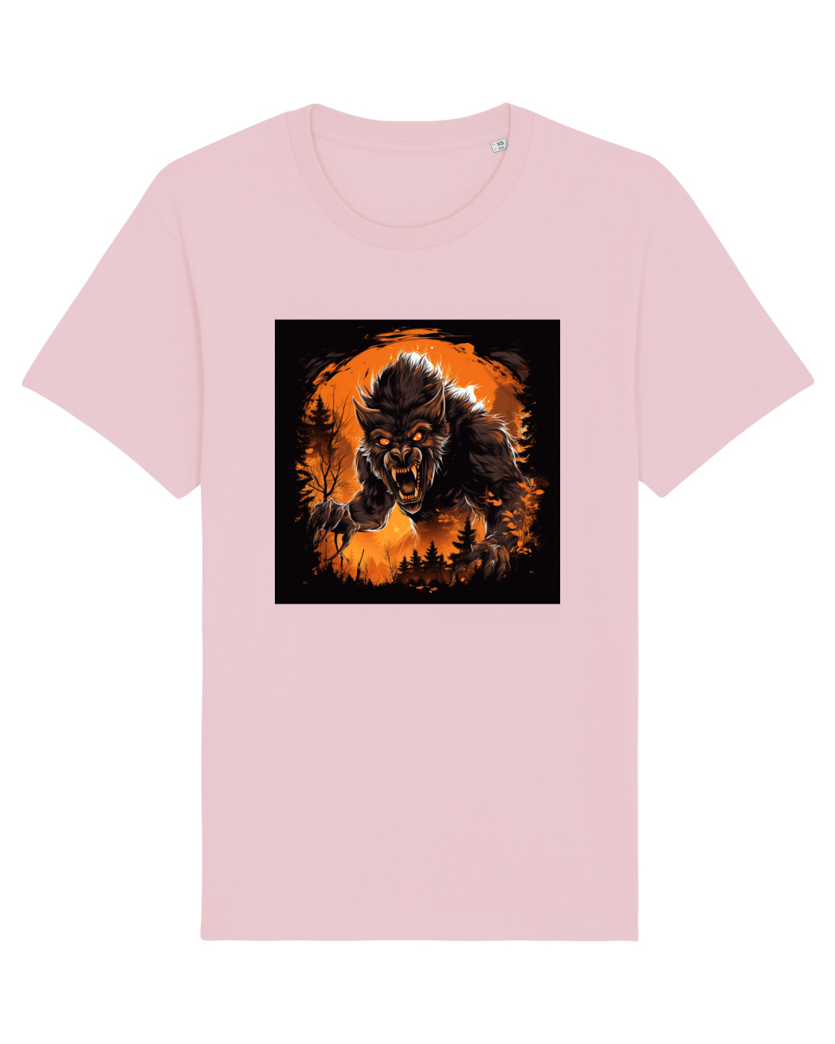 Tricou mânecă scurtă Unisex Rocker Cotton Pink
