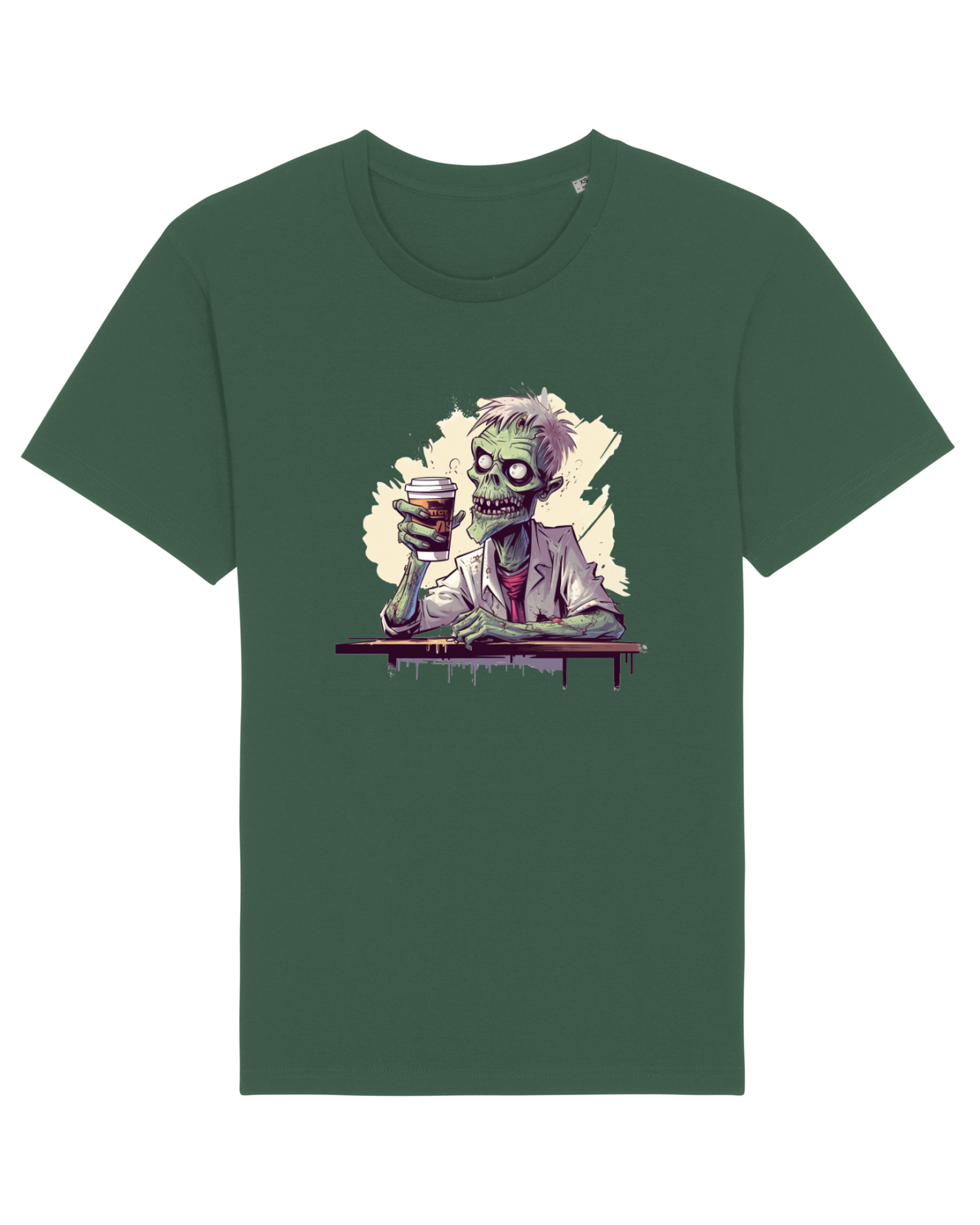 Tricou mânecă scurtă Unisex Rocker Bottle Green