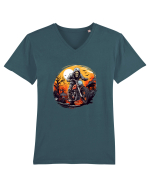 Ghost Rider  Tricou mânecă scurtă guler V Bărbat Presenter
