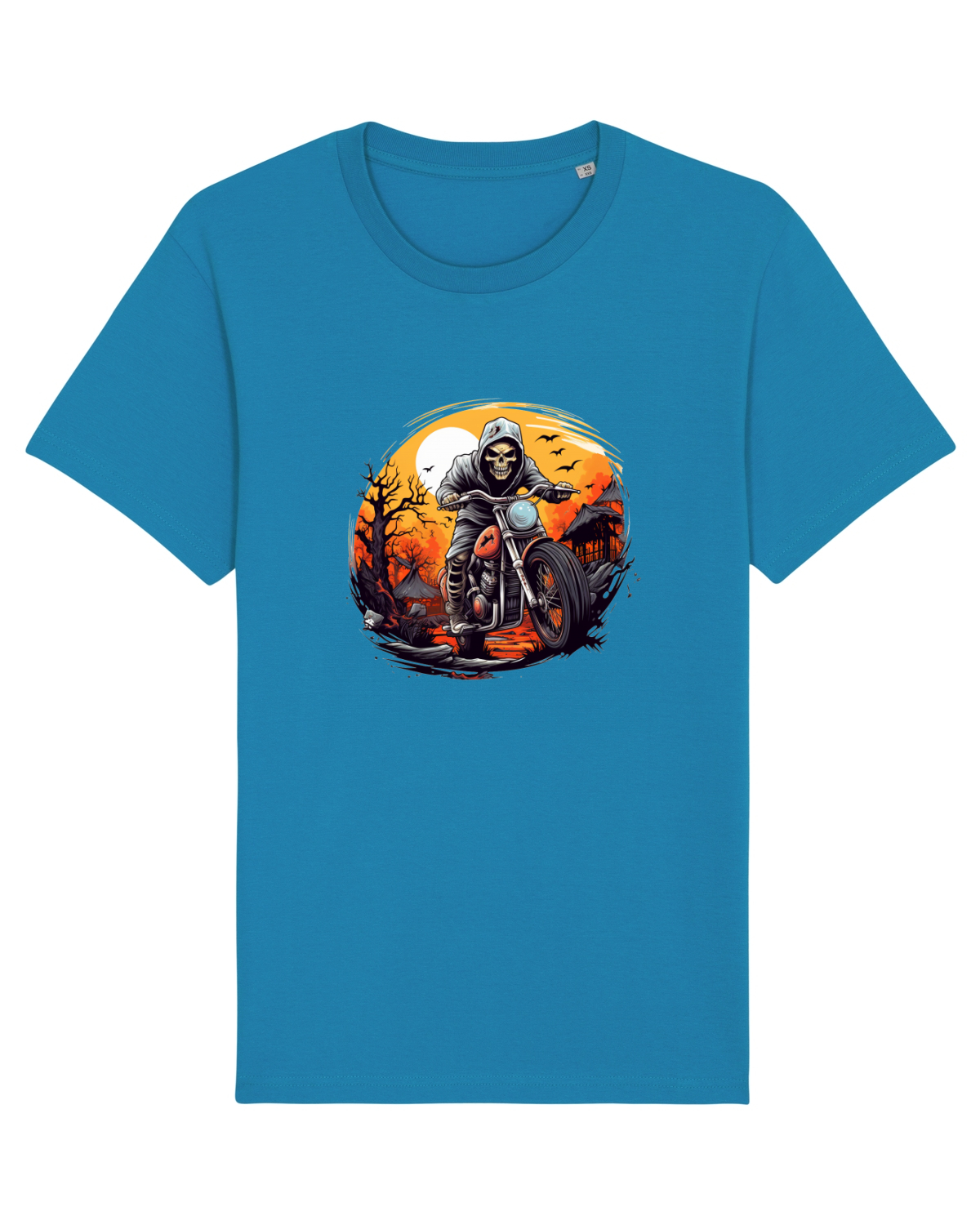 Tricou mânecă scurtă Unisex Rocker Azur