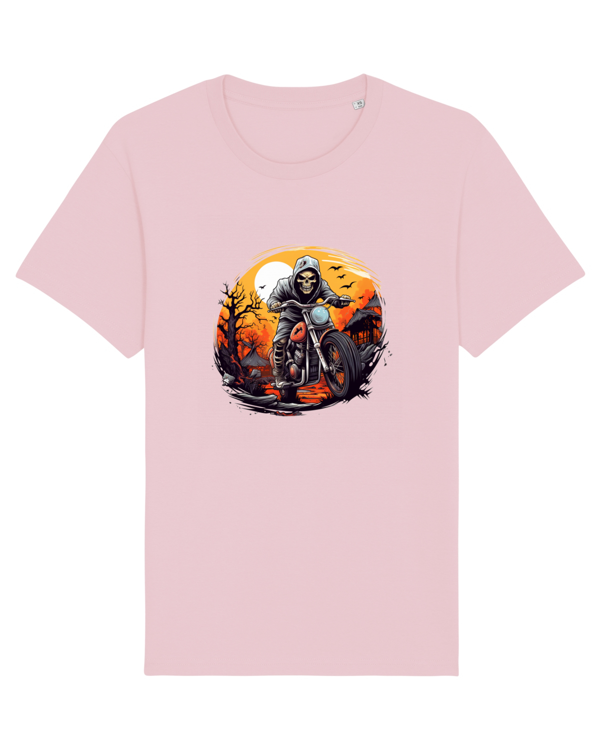 Tricou mânecă scurtă Unisex Rocker Cotton Pink