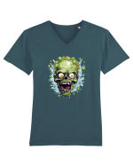 Zombie Tricou mânecă scurtă guler V Bărbat Presenter