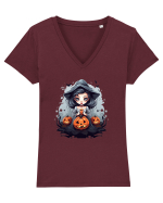 Vrajitoare Tricou mânecă scurtă guler V Damă Evoker