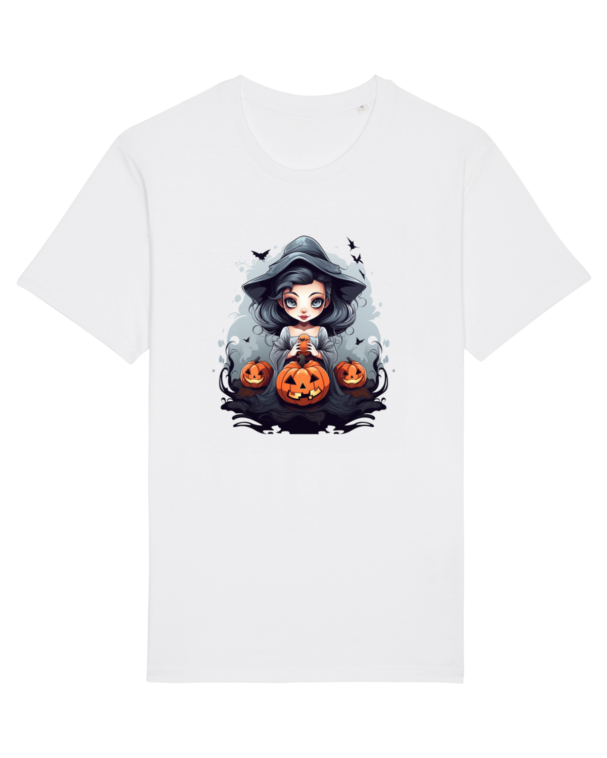 Tricou mânecă scurtă Unisex Rocker White
