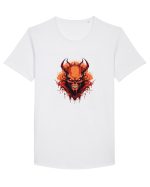 Demon Tricou mânecă scurtă guler larg Bărbat Skater
