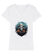 Halloween Party Tricou mânecă scurtă guler V Damă Evoker