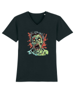 Zombie Tricou mânecă scurtă guler V Bărbat Presenter