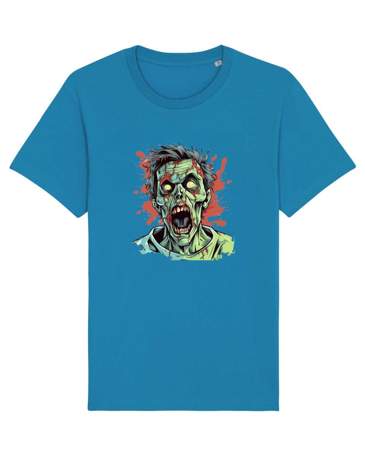 Tricou mânecă scurtă Unisex Rocker Azur