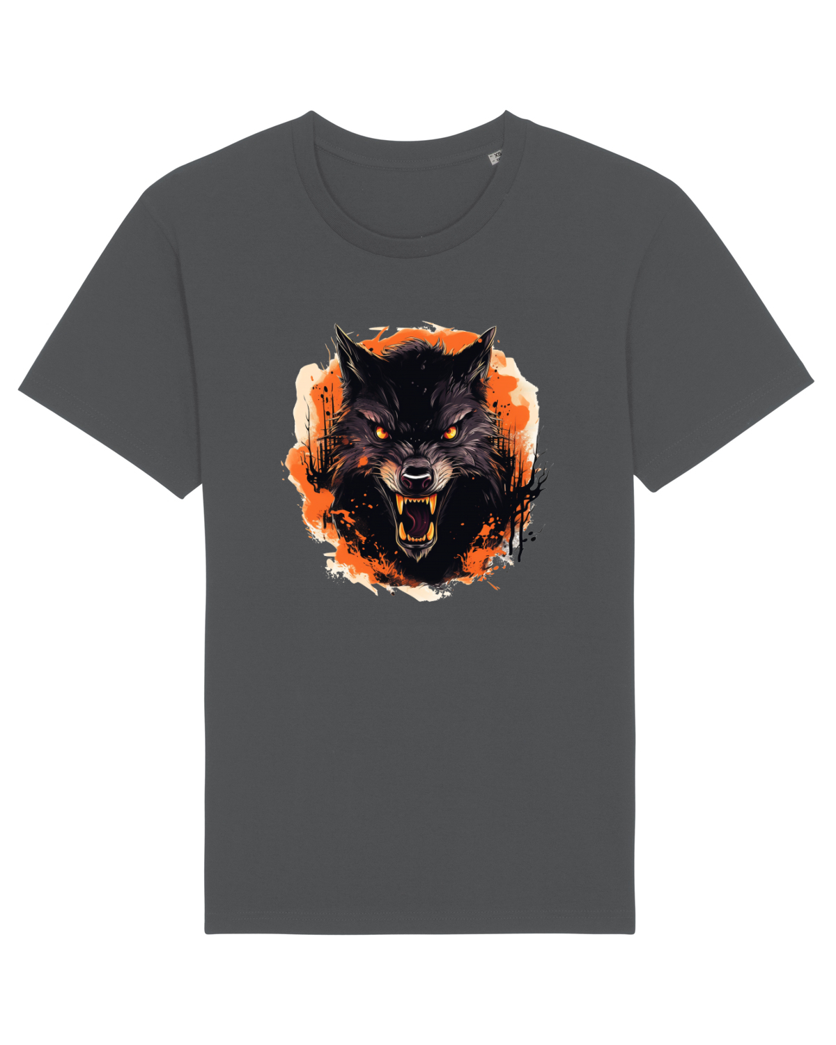Tricou mânecă scurtă Unisex Rocker Anthracite